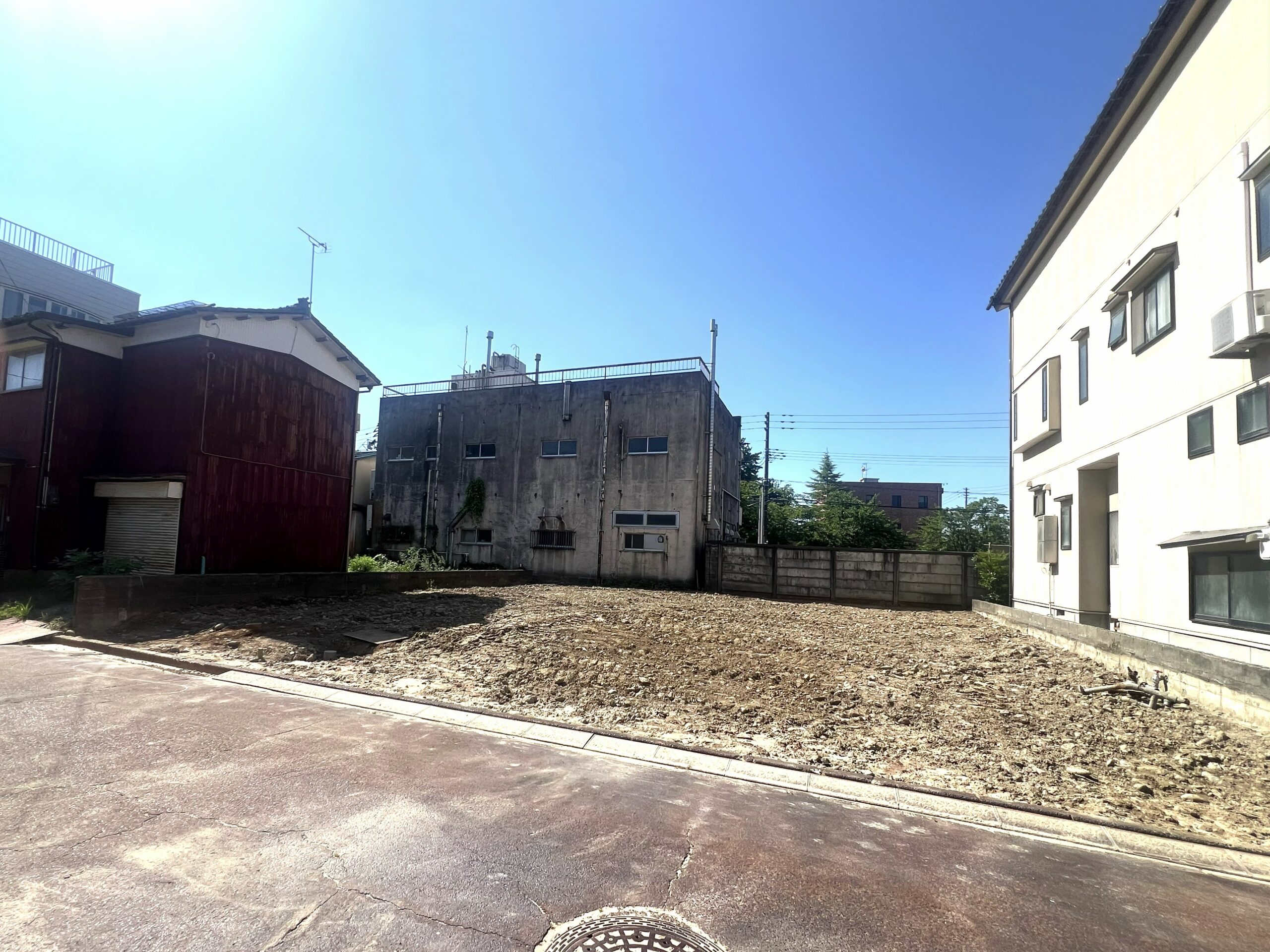 長岡市今朝白・土地（古家あり）